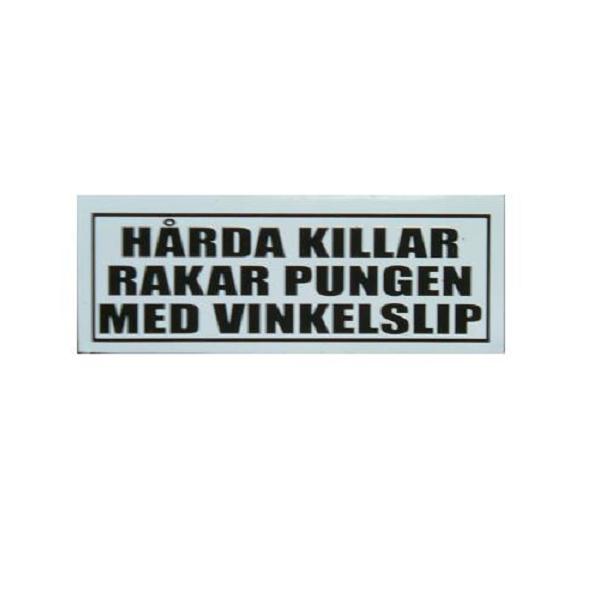Hur Rakar Man Pungen Trofeshop - Hårda Killar Rakar Pungen Med Vinkelslip..